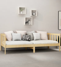 Tagesbett mit Matratze 90x200 cm Kiefer Massivholz