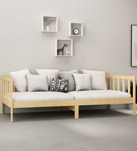 Tagesbett mit Matratze 90x200 cm Kiefer Massivholz