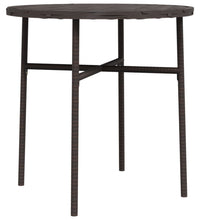 Beistelltisch Braun 45 cm Poly Rattan