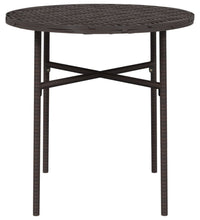 Beistelltisch Braun 45 cm Poly Rattan