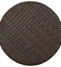Beistelltisch Braun 45 cm Poly Rattan