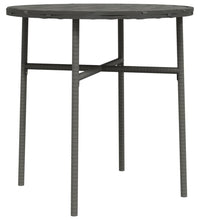 Beistelltisch Grau 45 cm Poly Rattan
