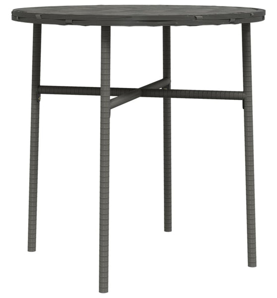 Beistelltisch Grau 45 cm Poly Rattan