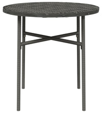 Beistelltisch Grau 45 cm Poly Rattan