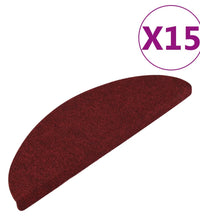 Stufenmatten Selbstklebend 15 Stk. 56x17x3 cm Rot