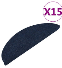 Stufenmatten Selbstklebend 15 Stk. 56x17x3 cm Blau