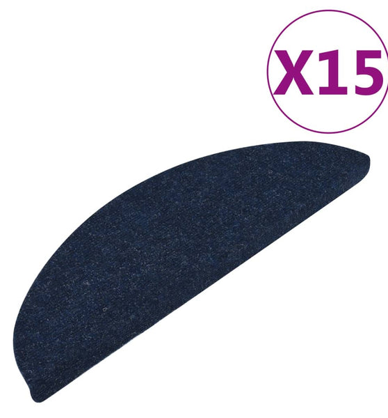 Stufenmatten Selbstklebend 15 Stk. 56x17x3 cm Blau