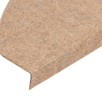 Stufenmatten Selbstklebend 15 Stk. 65x22,5x3,5 cm Beige