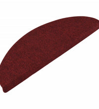 Stufenmatten Selbstklebend 15 Stk. 65x22,5x3,5 cm Rot