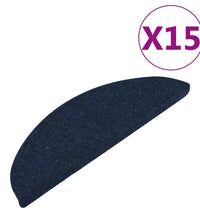 Stufenmatten Selbstklebend 15 Stk. 65x22,5x3,5 cm Blau