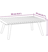 4-tlg. Garten-Lounge-Set mit Kissen Massivholz Akazie