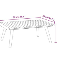 11-tlg. Garten-Lounge-Set mit Kissen Massivholz Akazie