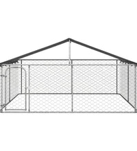 Outdoor-Hundezwinger mit Dach 300x300x150 cm