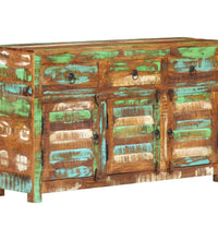 Sideboard 110x30x65 cm Altholz Massiv