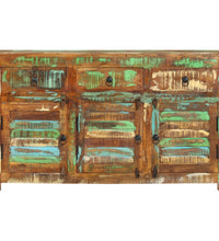 Sideboard 110x30x65 cm Altholz Massiv