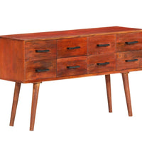 Sideboard 110x30x59 cm Massivholz Mango