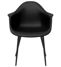Esszimmerstühle 6 Stk. Schwarz PP