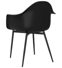 Esszimmerstühle 6 Stk. Schwarz PP