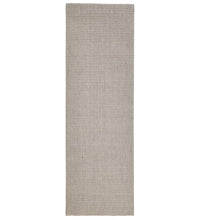 Teppich Natur Sisal 80x250 cm Sandfarbe