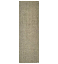 Teppich Natur Sisal 80x250 cm Grün