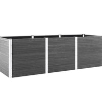 Hochbeet Grau 300x50x91 cm WPC