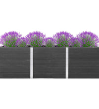 Hochbeet Grau 300x50x91 cm WPC