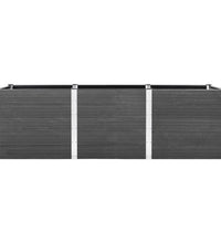 Hochbeet Grau 300x50x91 cm WPC