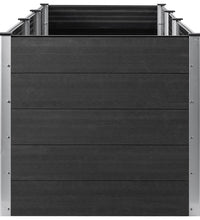 Hochbeet Grau 300x50x91 cm WPC