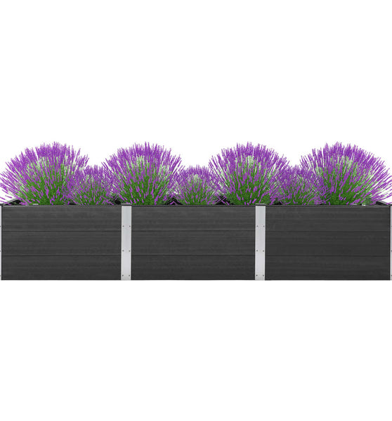 Hochbeet Grau 300x100x54 cm WPC