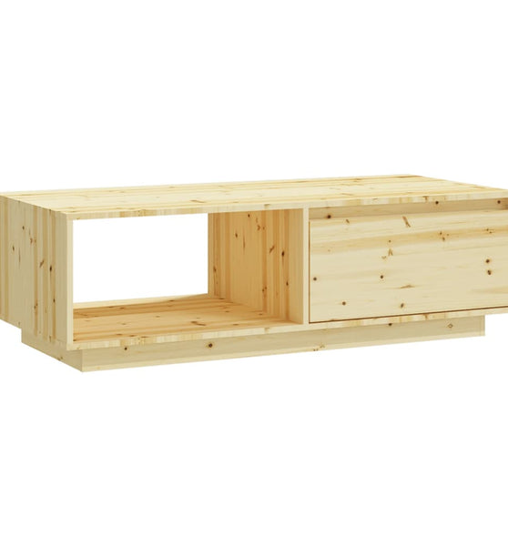 Couchtisch 110x50x33,5 cm Massivholz Tanne