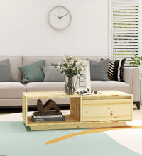 Couchtisch 110x50x33,5 cm Massivholz Tanne