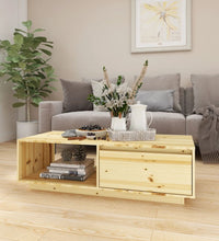 Couchtisch 110x50x33,5 cm Massivholz Tanne