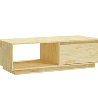Couchtisch 110x50x33,5 cm Massivholz Kiefer