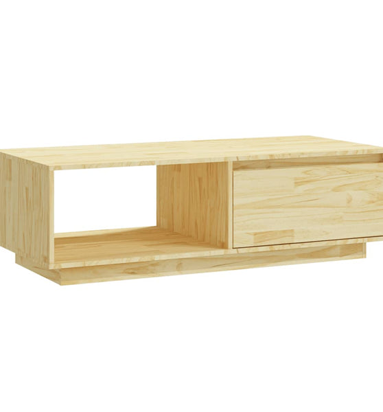 Couchtisch 110x50x33,5 cm Massivholz Kiefer