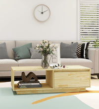 Couchtisch 110x50x33,5 cm Massivholz Kiefer
