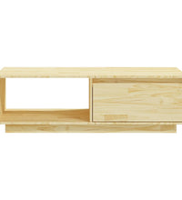 Couchtisch 110x50x33,5 cm Massivholz Kiefer