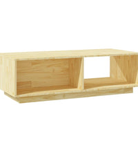 Couchtisch 110x50x33,5 cm Massivholz Kiefer