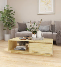 Couchtisch 110x50x33,5 cm Massivholz Kiefer