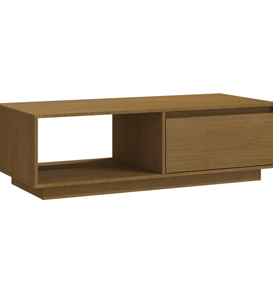 Couchtisch Honigbraun 110x50x33,5 cm Massivholz Kiefer