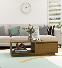 Couchtisch Honigbraun 110x50x33,5 cm Massivholz Kiefer