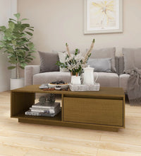 Couchtisch Honigbraun 110x50x33,5 cm Massivholz Kiefer