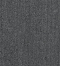 TV-Schrank Grau 110x30x33,5 cm Massivholz Kiefer