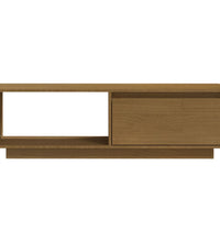 TV-Schrank Honigbraun 110x30x33,5 cm Massivholz Kiefer