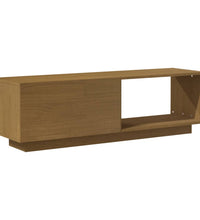 TV-Schrank Honigbraun 110x30x33,5 cm Massivholz Kiefer