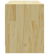 TV-Schrank 80x31x39 cm Massivholz Kiefer