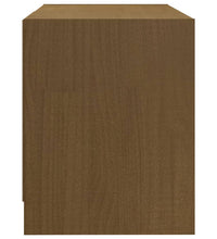 TV-Schrank Honigbraun 80x31x39 cm Massivholz Kiefer