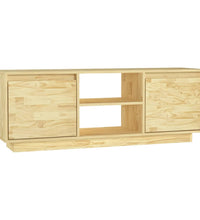 TV-Schrank 110x30x40 cm Massivholz Kiefer