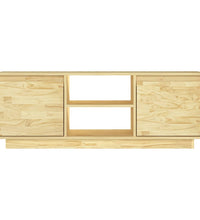 TV-Schrank 110x30x40 cm Massivholz Kiefer