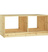 Couchtisch 75x50x33,5 cm Massivholz Tanne