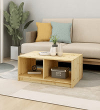 Couchtisch 75x50x33,5 cm Massivholz Tanne